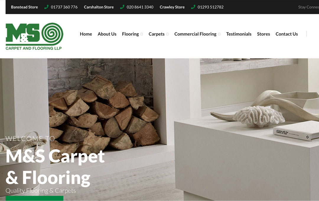 Carpets & Flooring Website Design