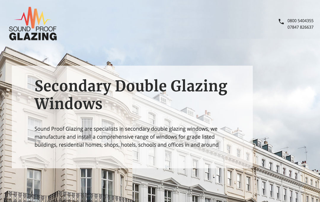 Double Glazing Windows Website Design