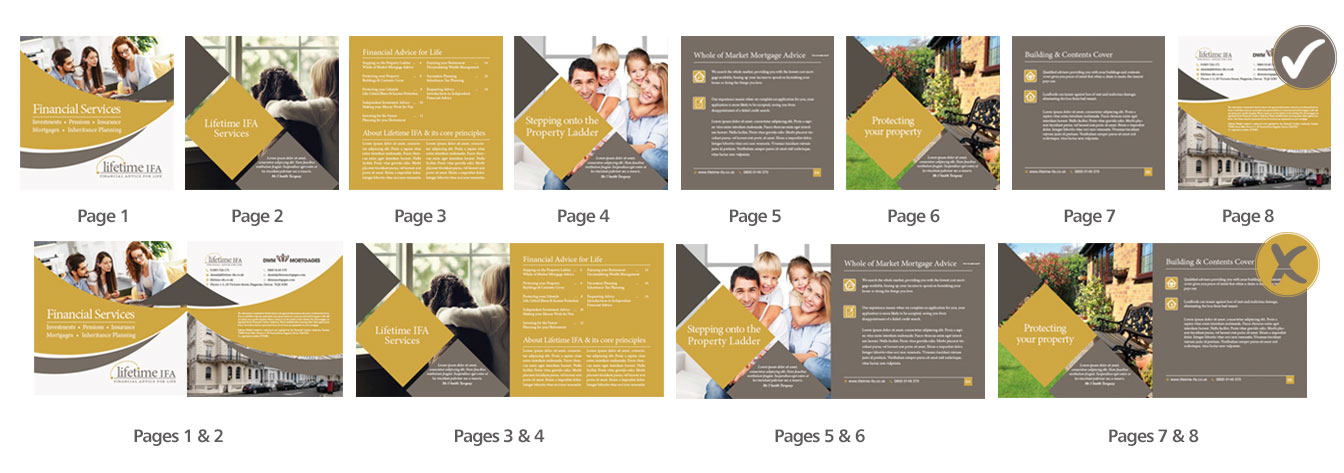 booklet layout for print