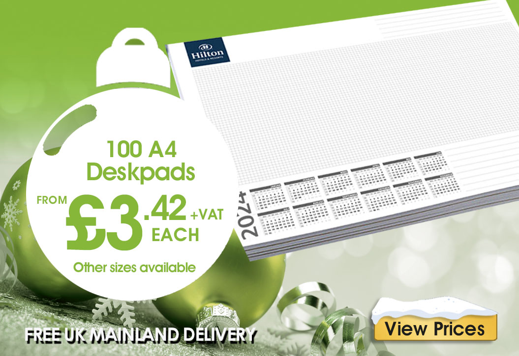 Christmas deskpad Printing London