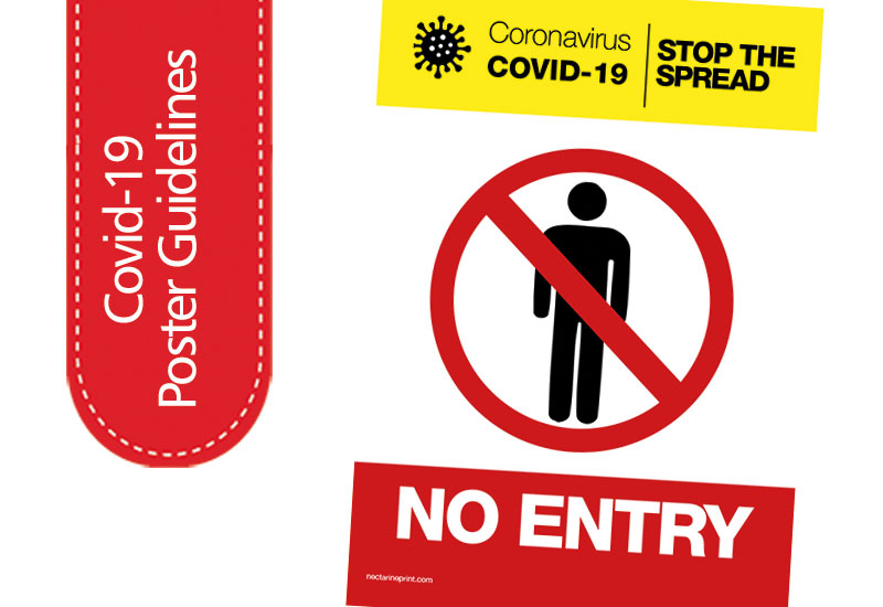 Covid 19 no entry Design