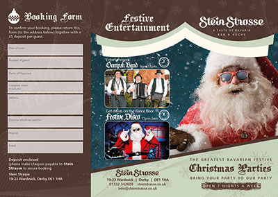 Christmas Folded Leaflets