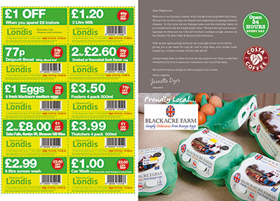 Londis Folded Leaflets