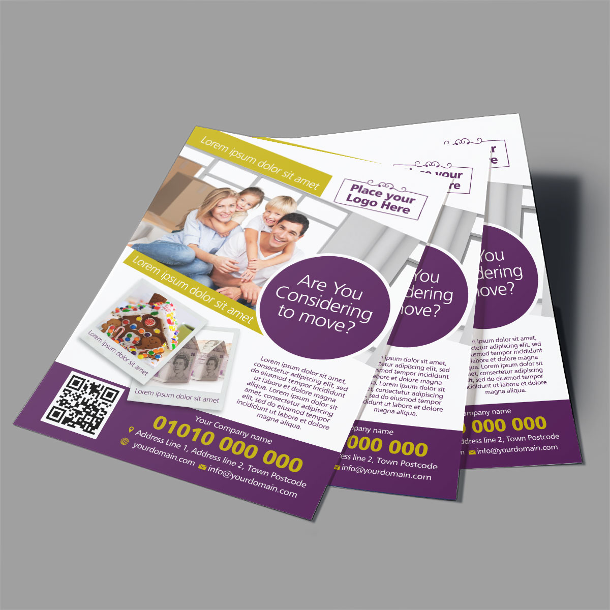 Estate Agent leaflet Printing