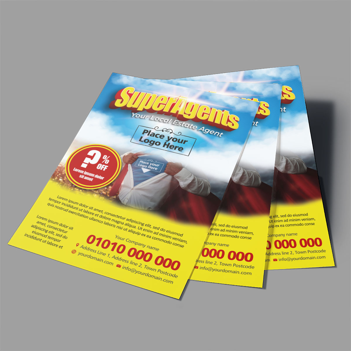 Estate Agent leaflet Printing