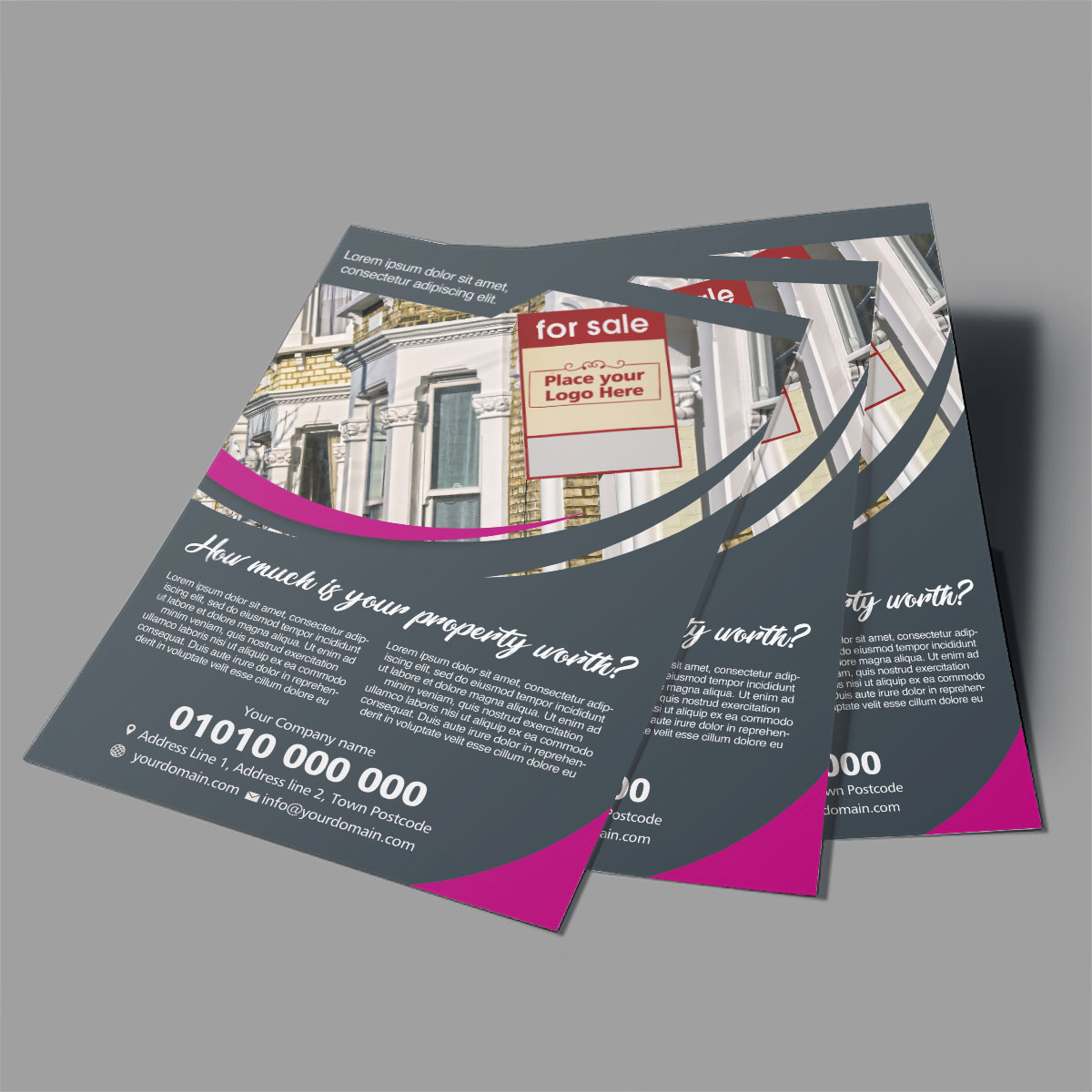 Estate Agent leaflet Printing