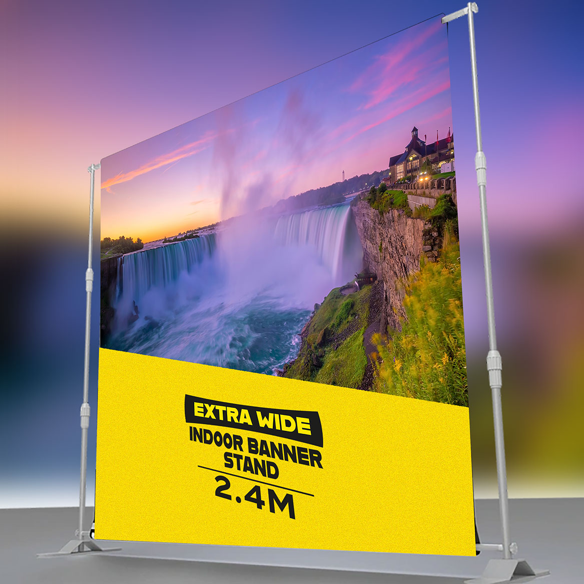 Extra Wide Indoor Banner Stand London
