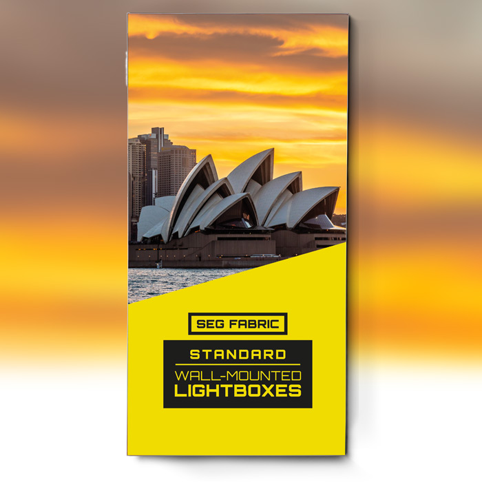SEG Fabric Wall Lightboxes printing London