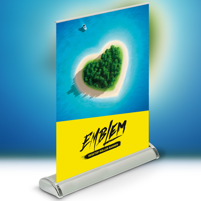 Small Desktop roller banner printing