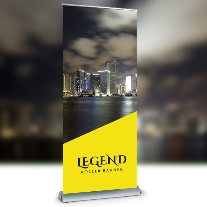 Premium roller banner printing