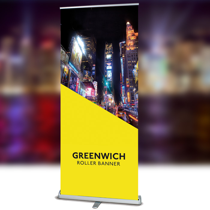 Mid-range roller banner printing