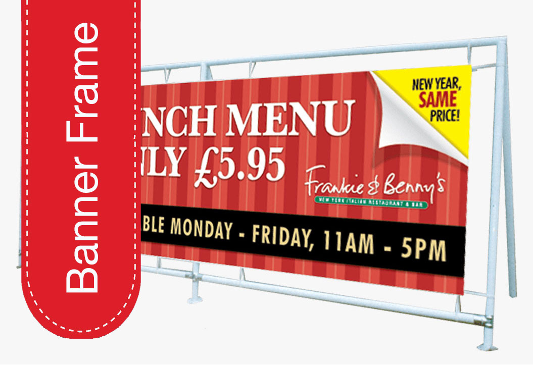 hotel Heavy Duty Banner Frame printing Braintree