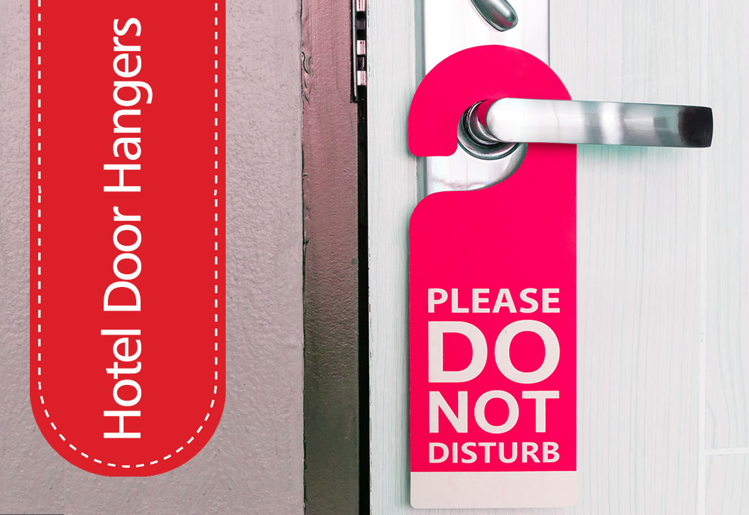 Hotel Door Hangers printing Rugby