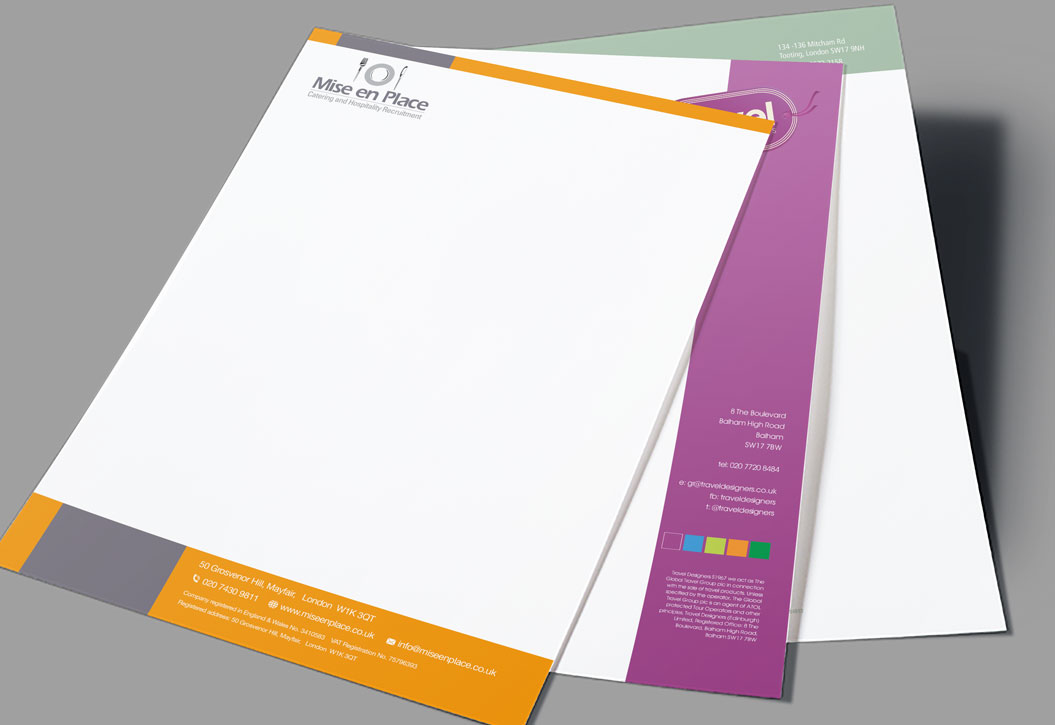 Letterhead Printing and design Addlestone