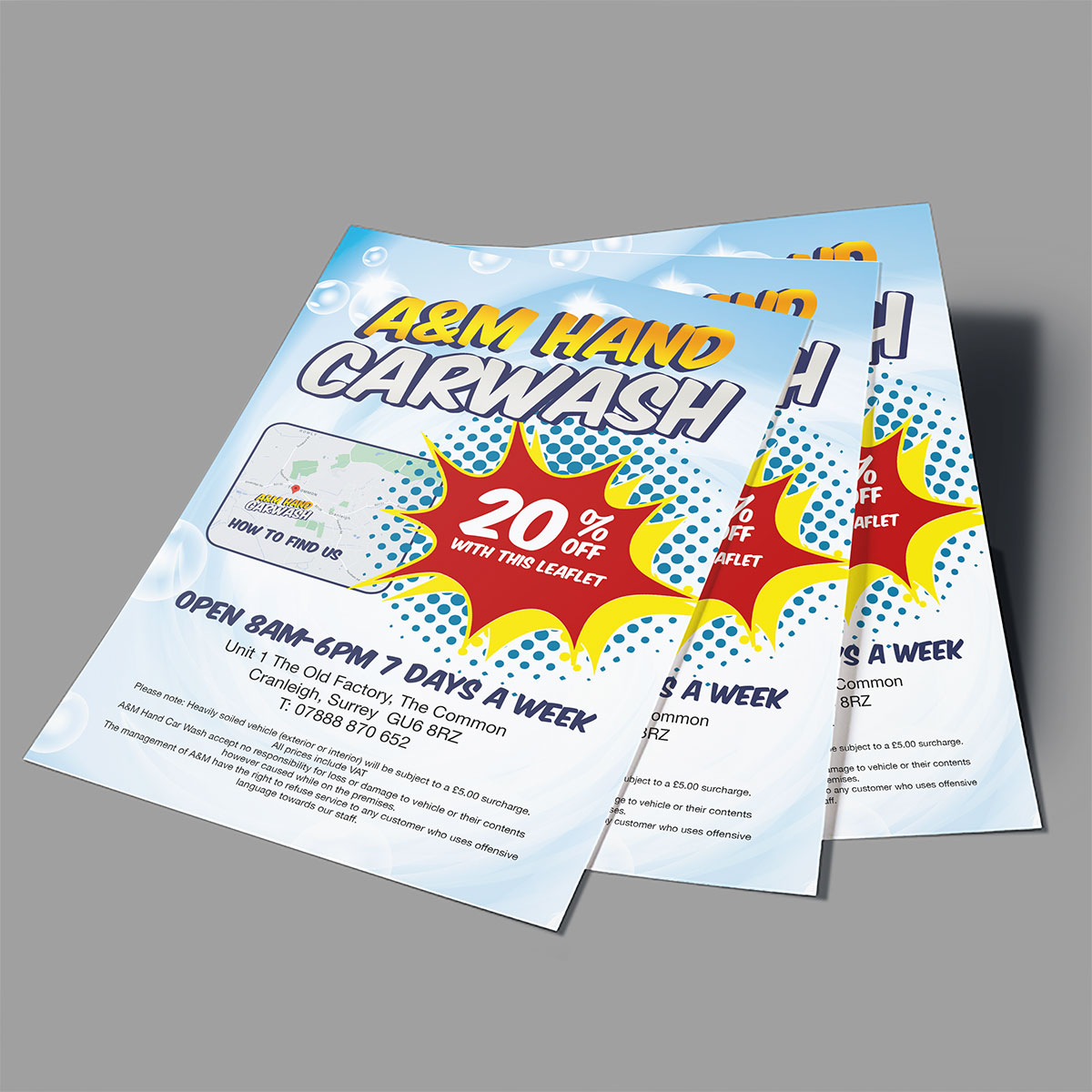 Carwash Leaflet