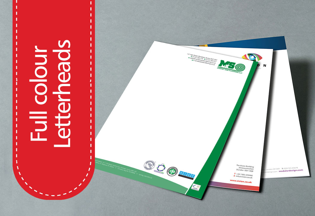 Full Colour Letterhead printing