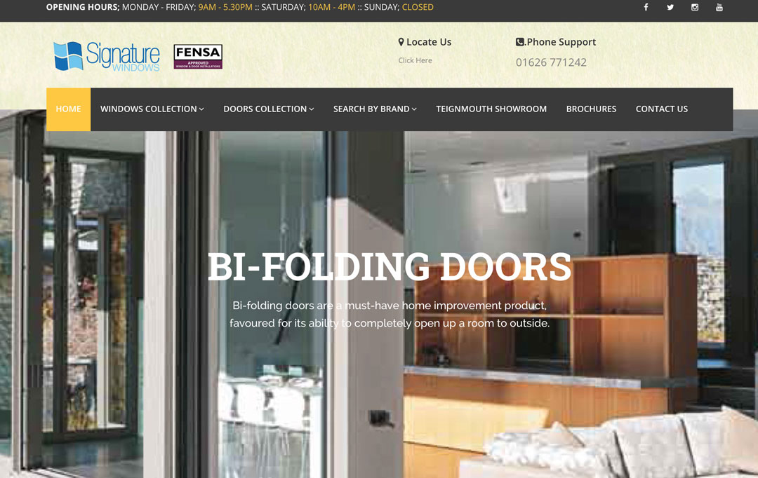 Double Glazing Windows Website Design