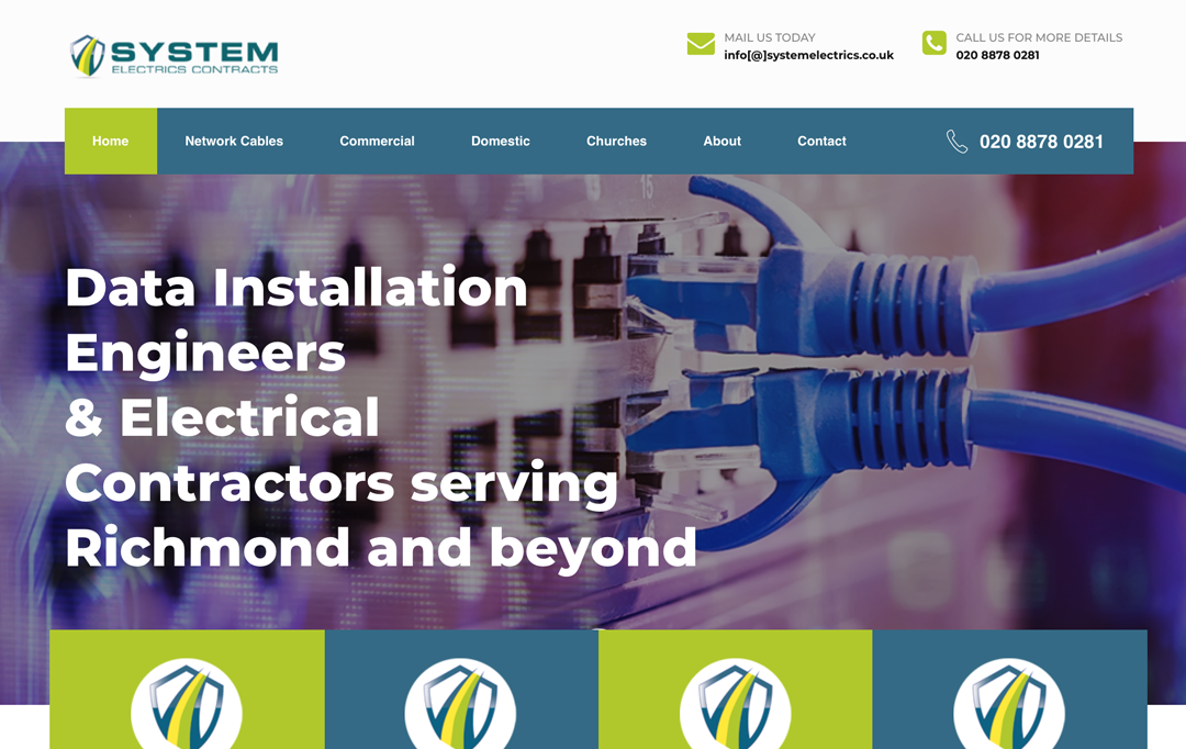 Electrician Website Design