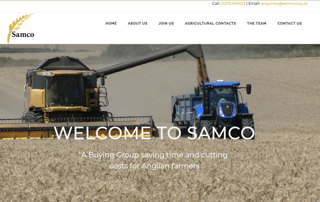 Farming Website Design