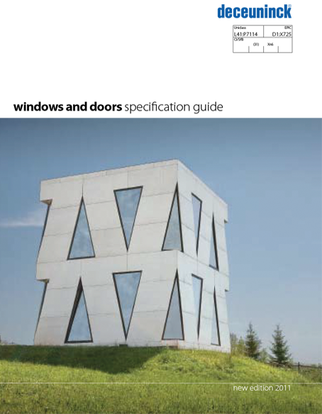 Deceuninck Specification Devon Double Glazing